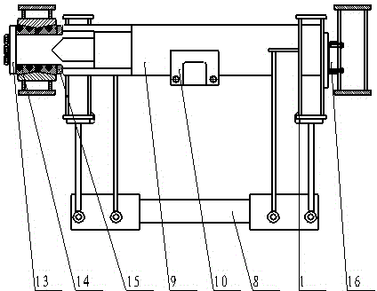 Rear suspension system of wide-body dump truck