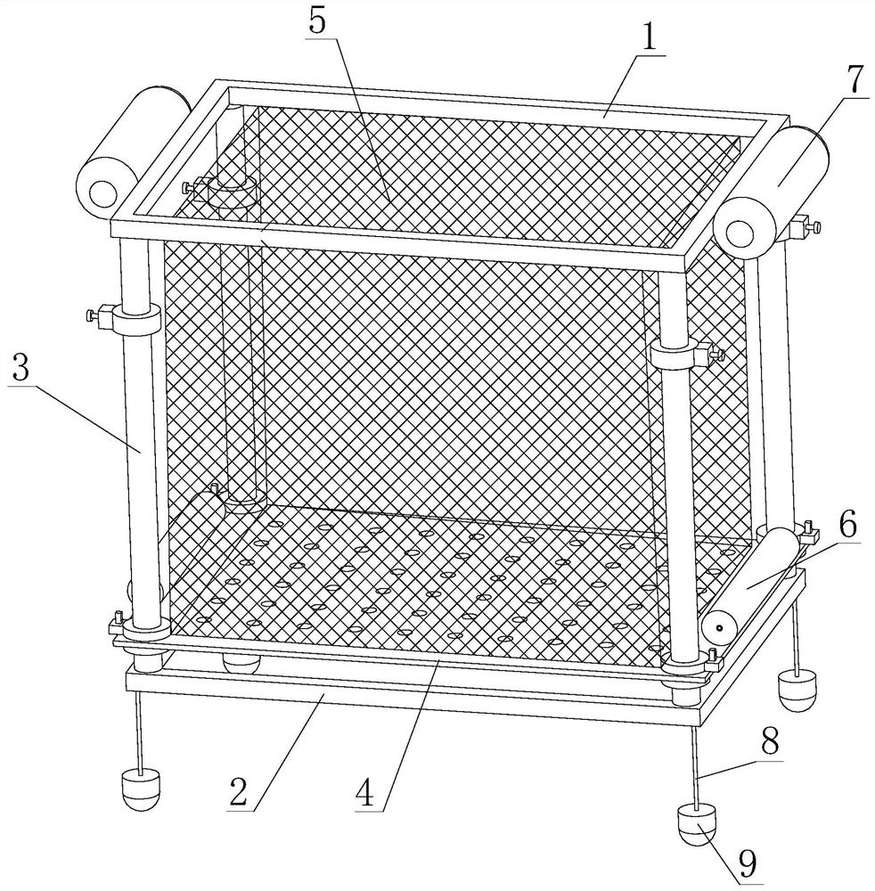 A Live Fish Temporary Breeding and Transfer Cage Convenient for Quantitative Extraction