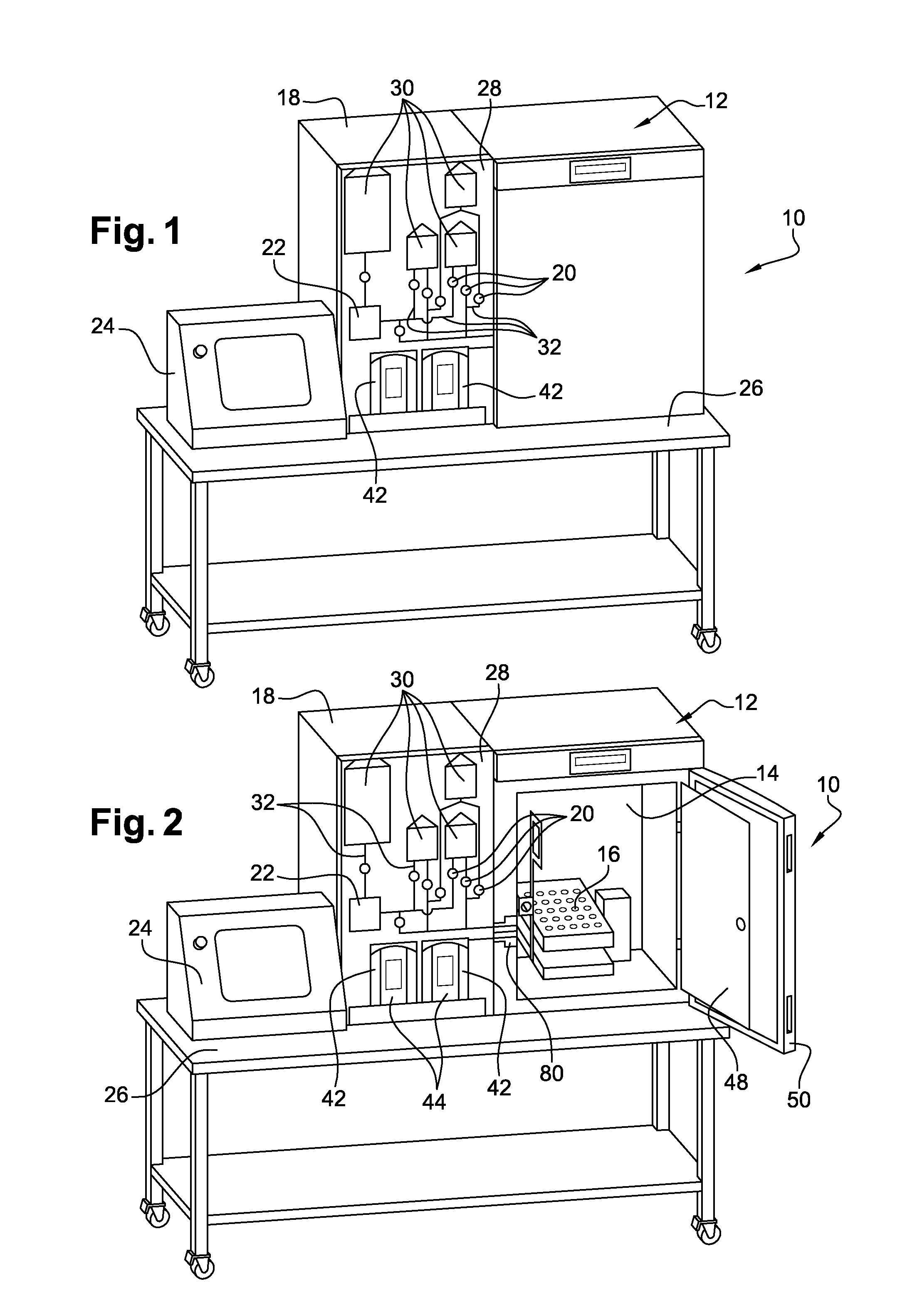 Automated apparatus and method of cell culture
