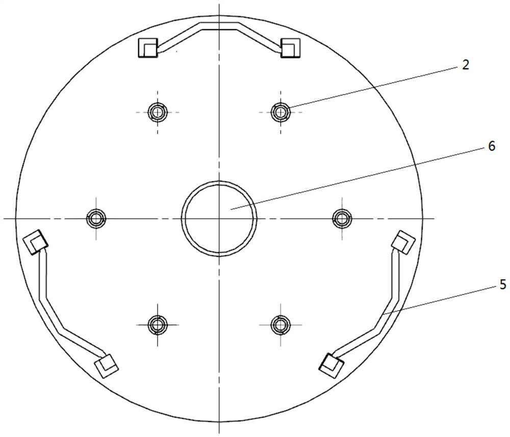 Large-aperture telescope supporting assembly