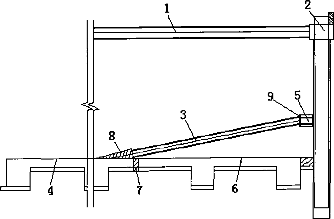 Support system and construction method for smoothening-digging partial center island foundation pit
