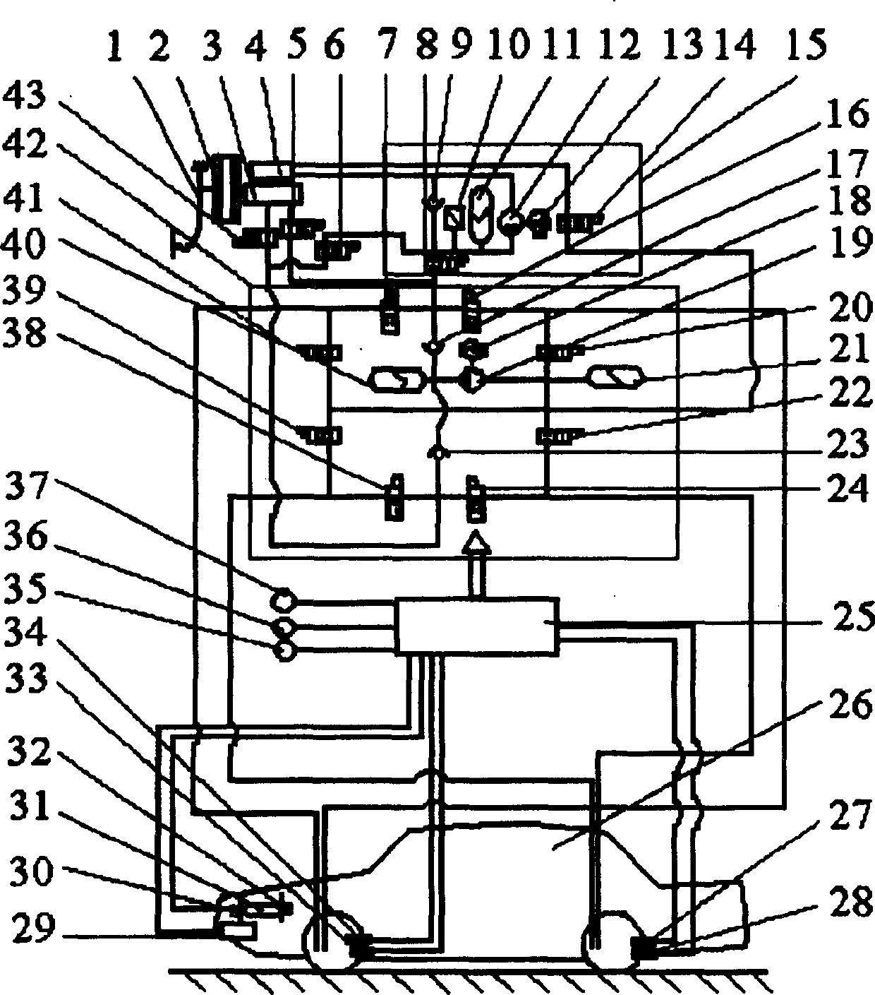 Automobile ABS/ASR/ACC integration system