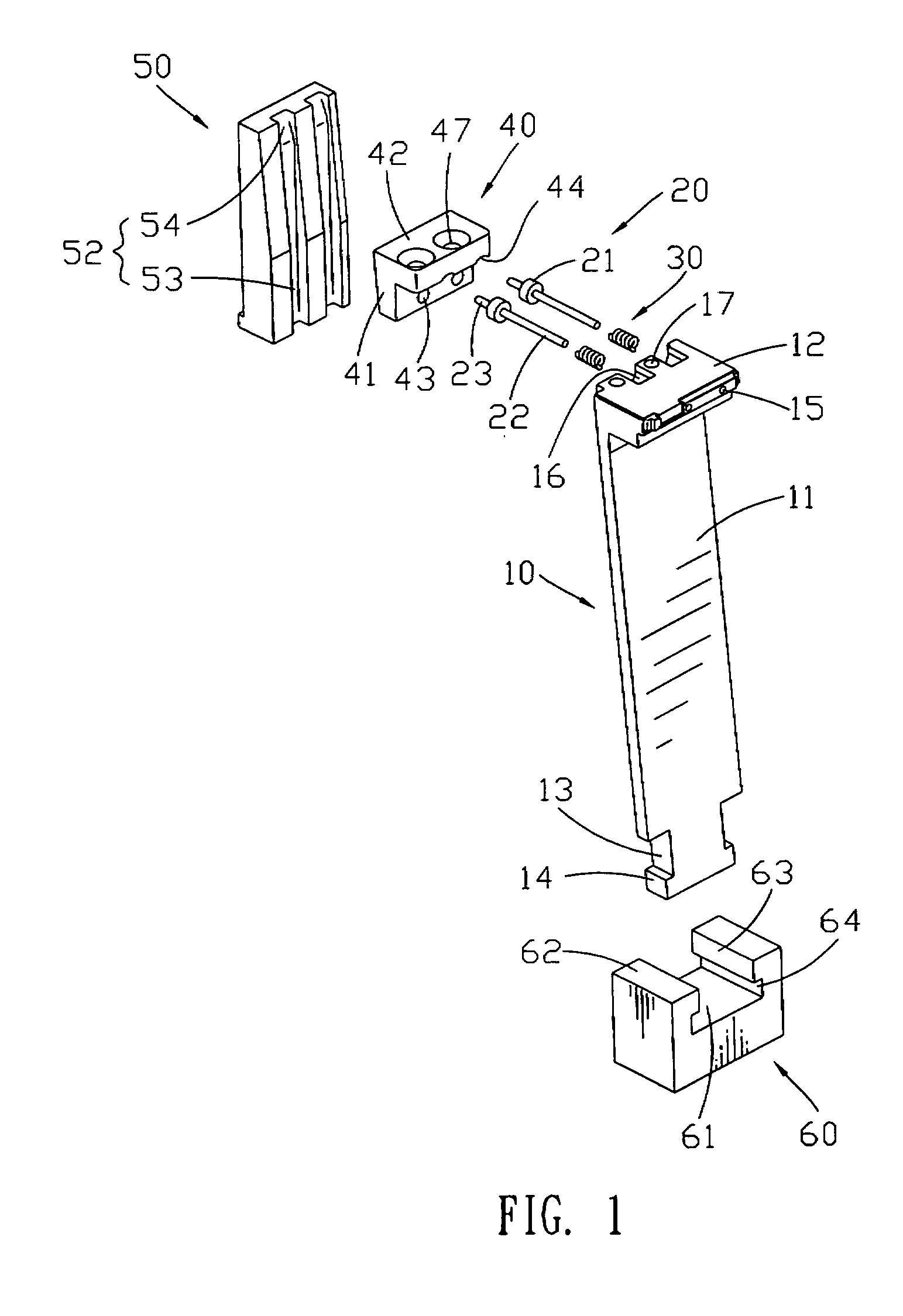 Angular ejector mechanism and injection mold with the same