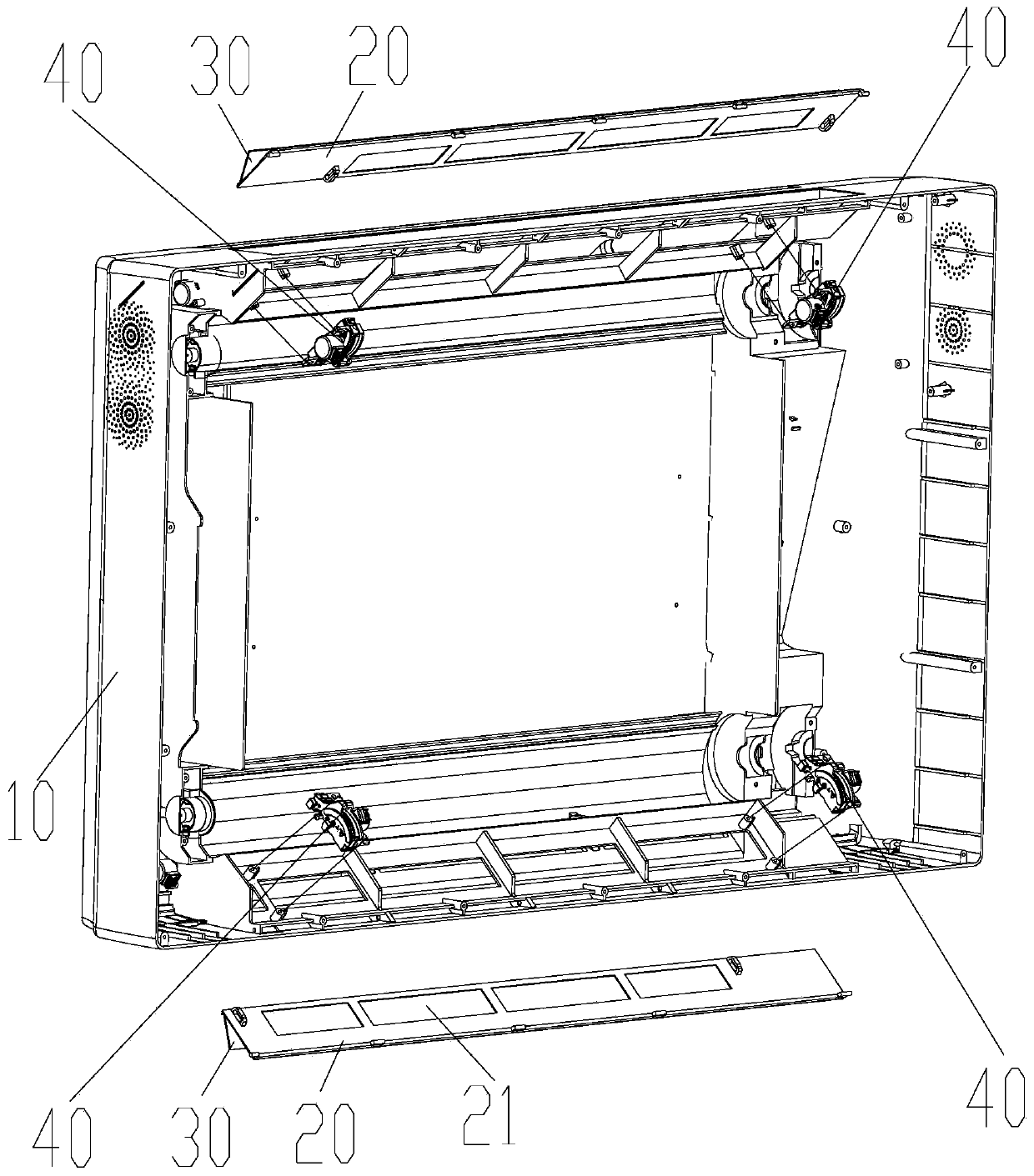 Air guide mechanism and air conditioner