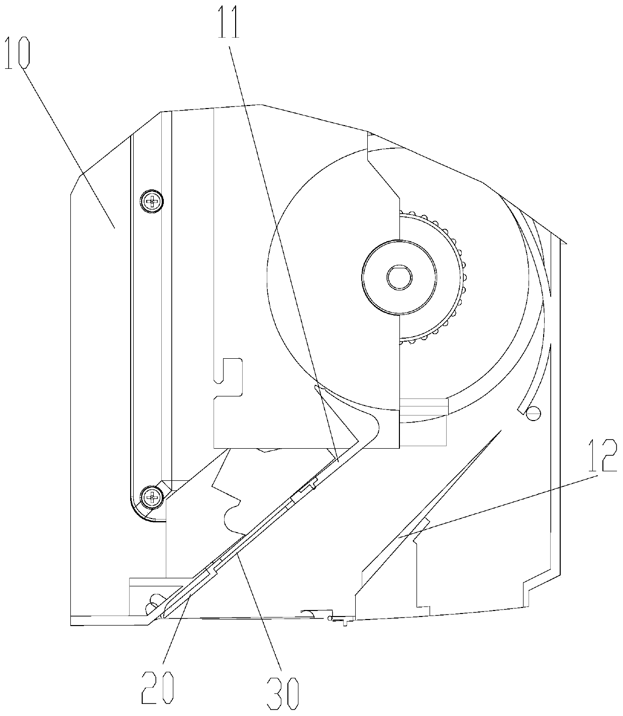 Air guide mechanism and air conditioner