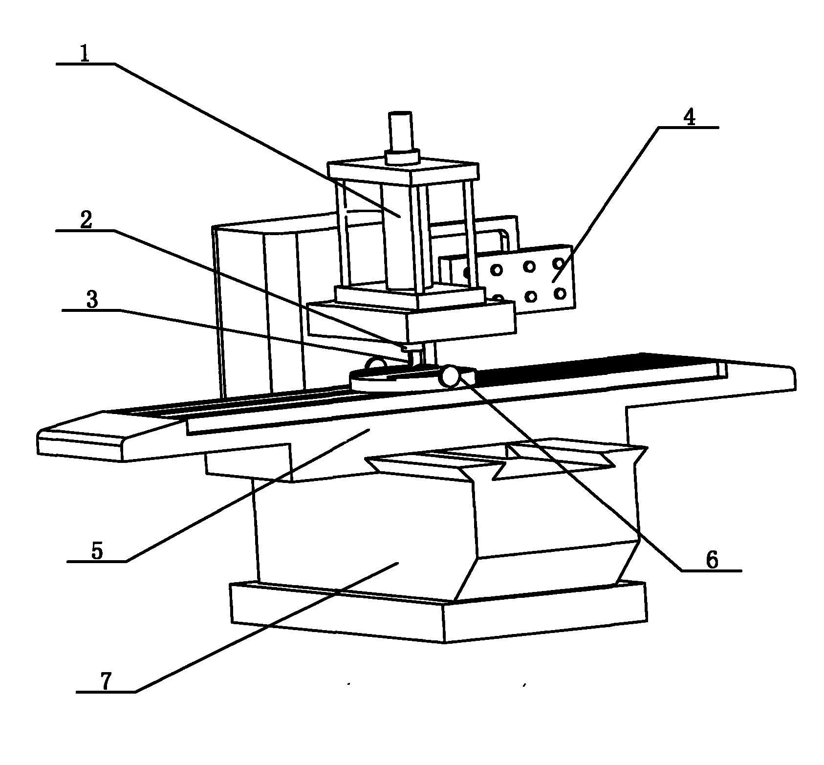 Adjustable automatic scraping and grinding system