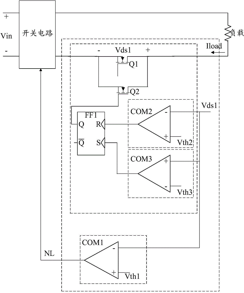 Switching power supply no-load detection circuit and detection method