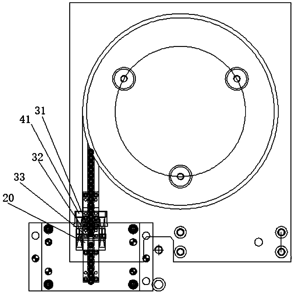 Full-automatic rivet feeding mechanism