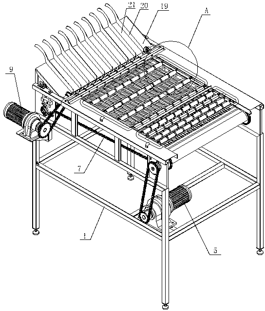 Shelling machine