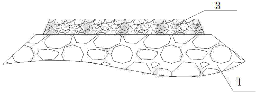 Waterproof structure of railway subgrade and its laying method