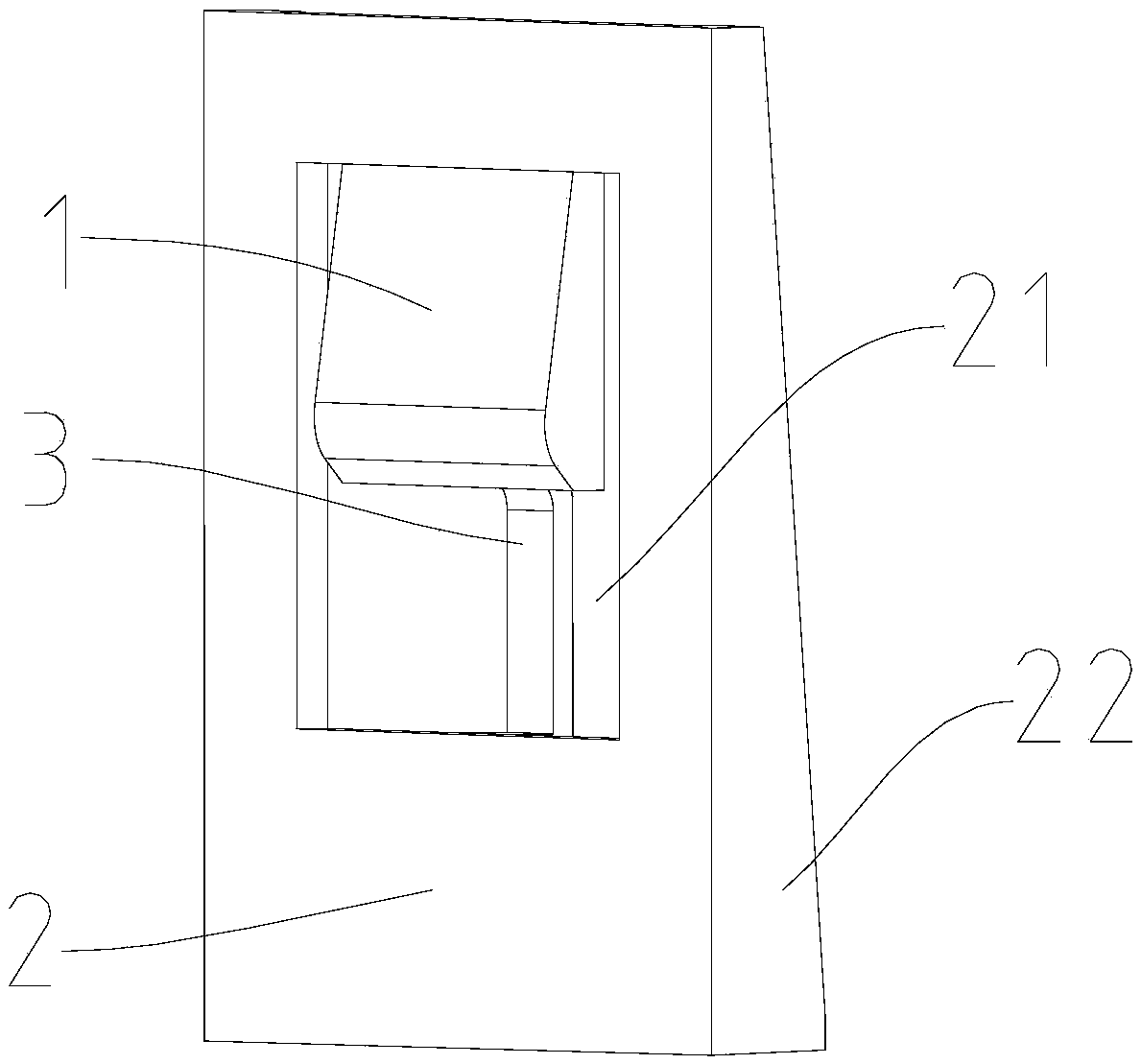 Clamping structure, vehicle and machining method of clamping structure