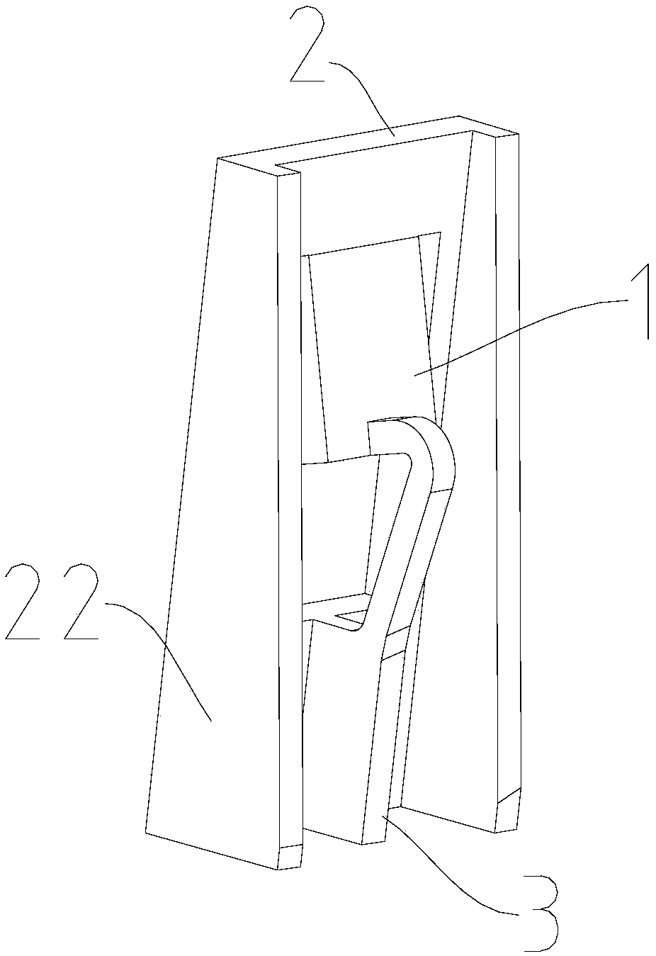 Clamping structure, vehicle and machining method of clamping structure