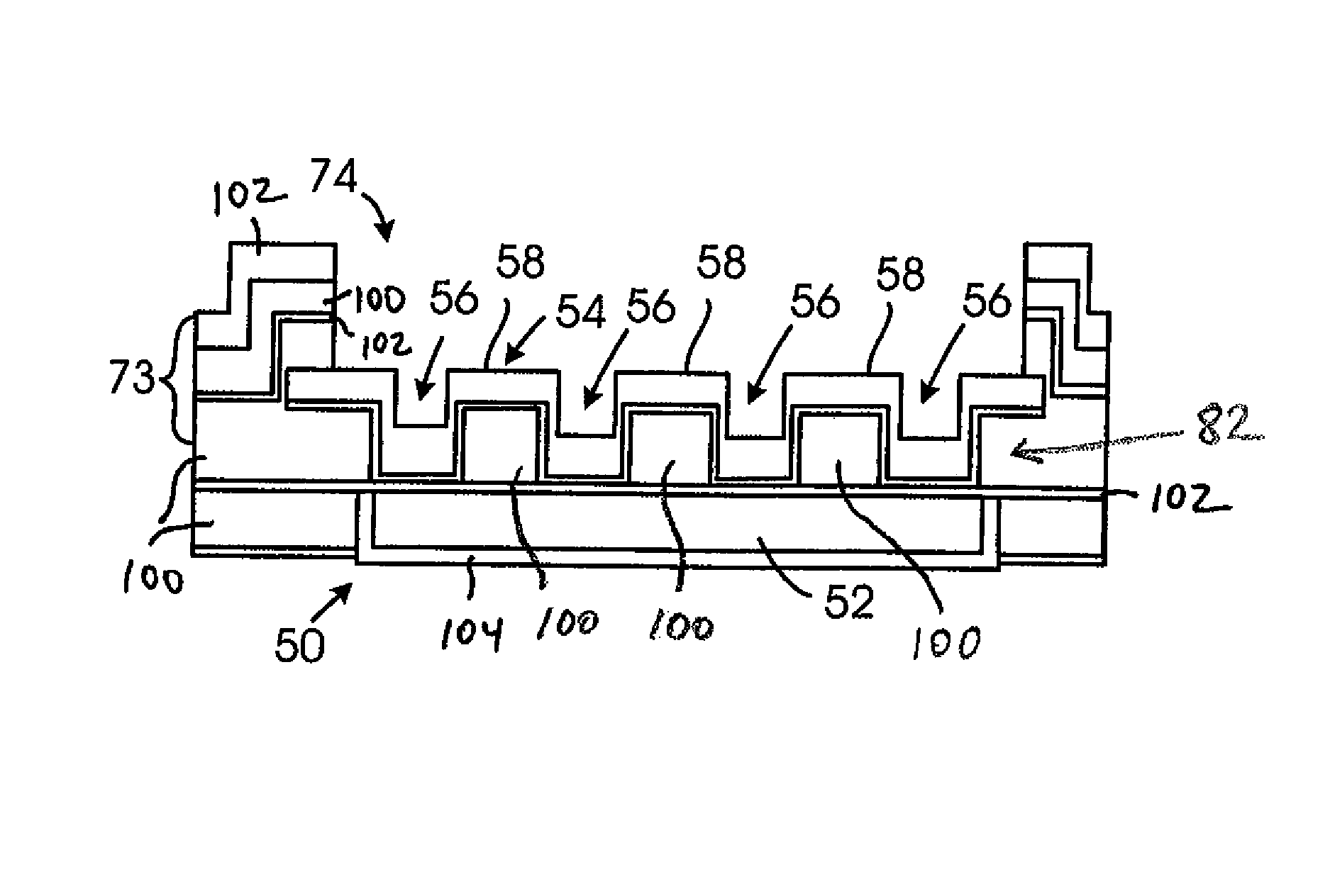 Alternate pad structures/passivation inegration schemes to reduce or eliminate IMC cracking in post wire bonded dies during Cu/Low-K BEOL processing