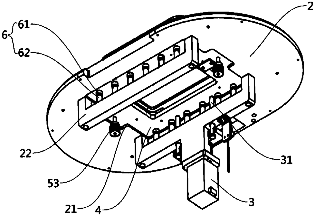 Material tray tilting mechanism and DLP technology 3D printing device