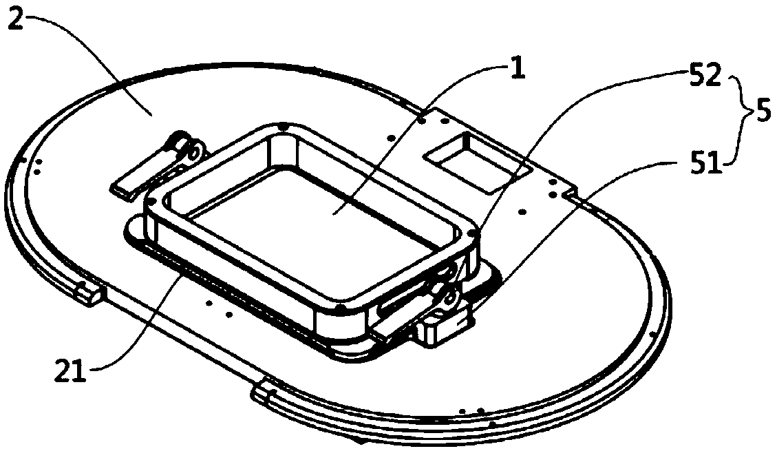 Material tray tilting mechanism and DLP technology 3D printing device