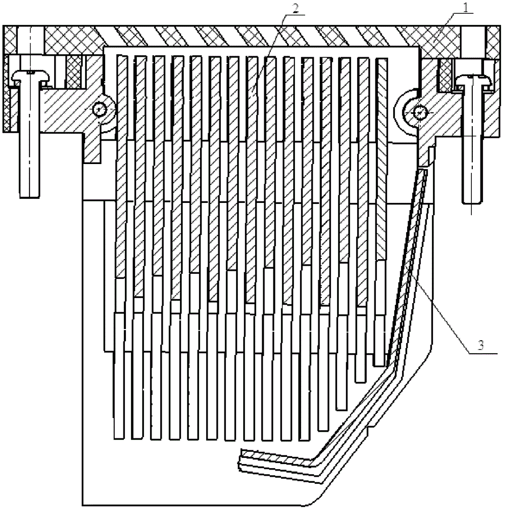 Framework circuit breaker arc extinguishing chamber