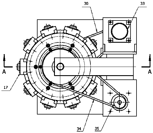 A method of using a non-magnetic clamping workpiece rotary table for a bearing ball base surface grinding machine