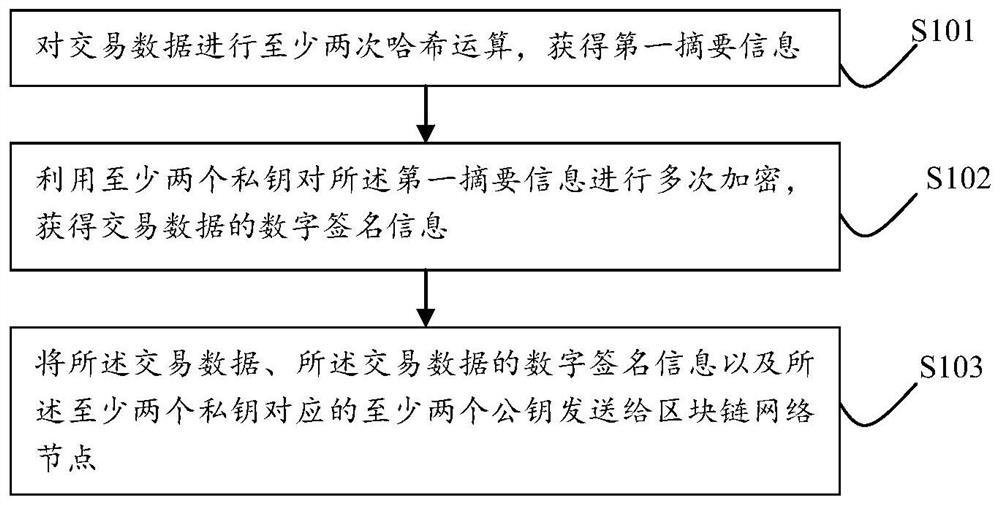 Blockchain data transmission method and blockchain data transmission system