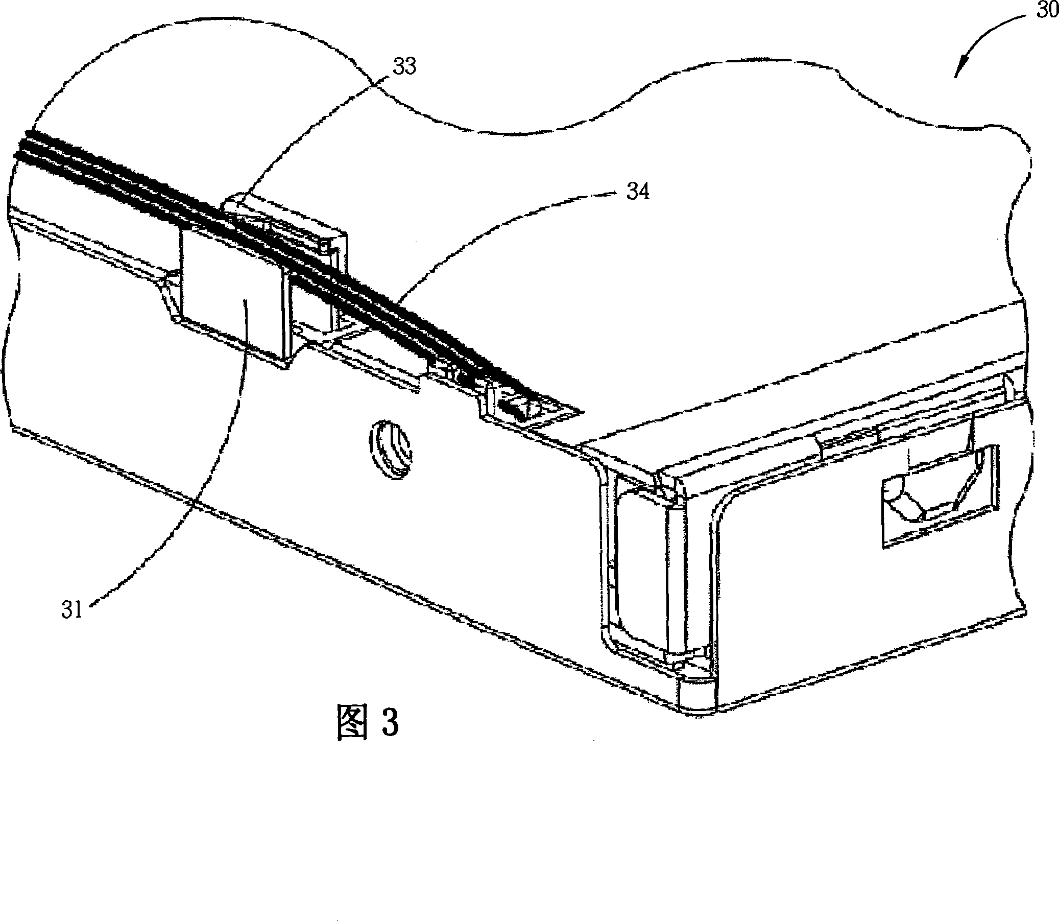 Backlight module group and fixing cap for fixing cable