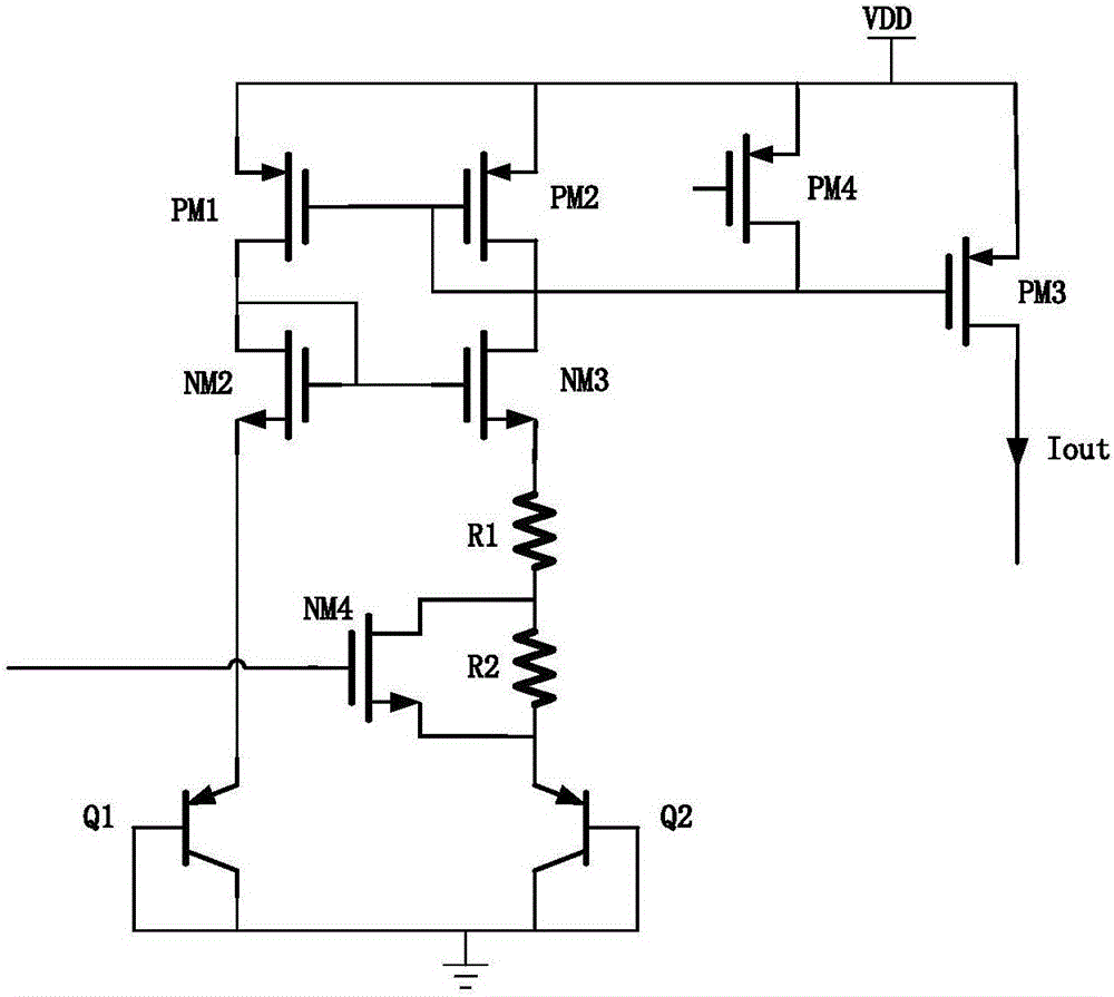Sectional temperature compensation circuit
