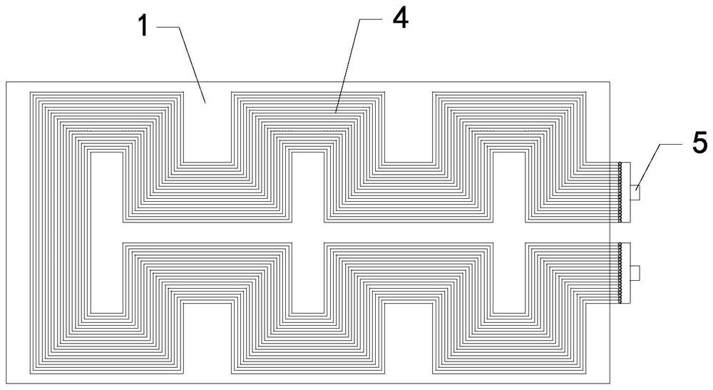 Micro-channel cooling device suitable for battery pack and battery pack