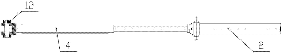 Secondary springboard automatic turnover mechanism provided with latching device