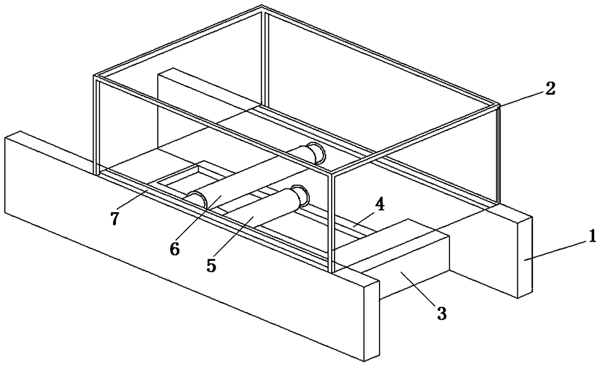 Cashmere carding machine with impurity removing function