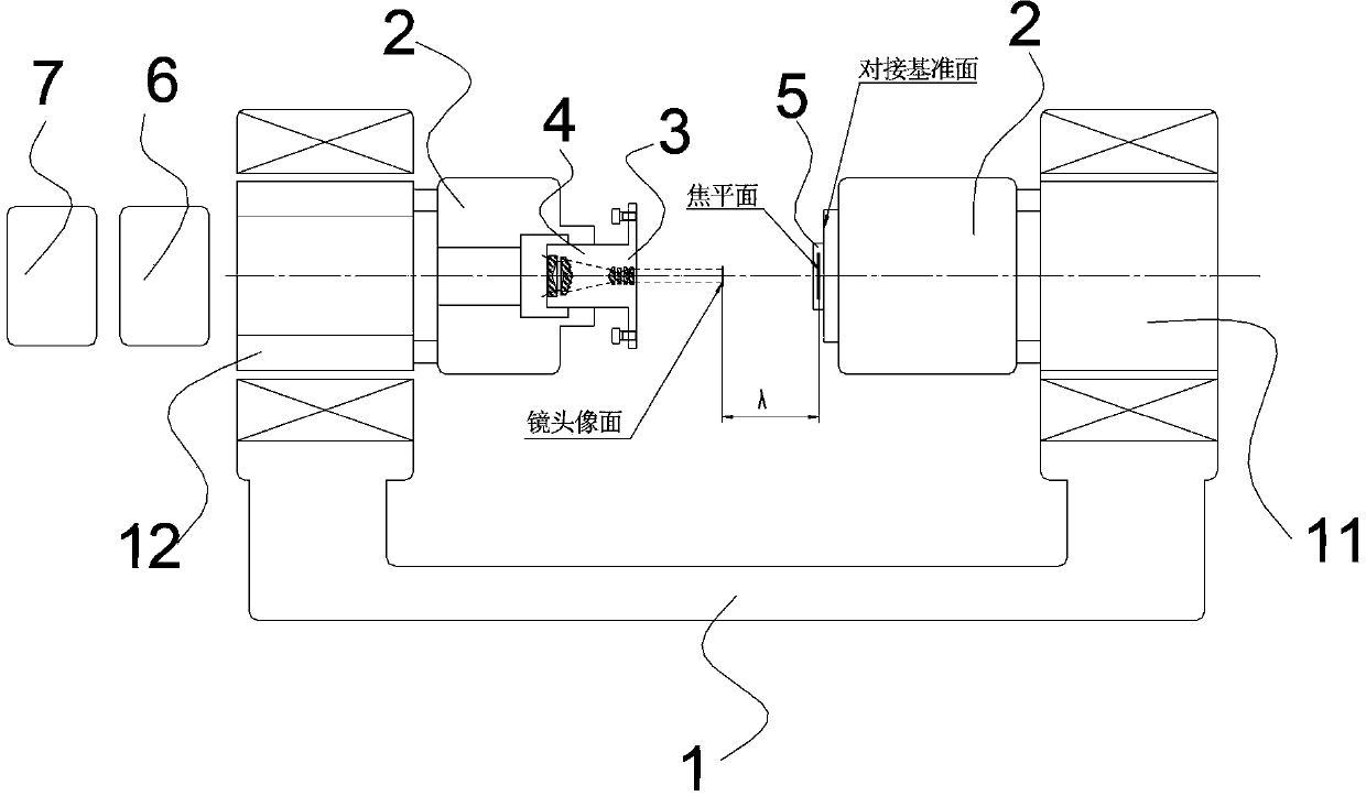 High-precision combined calibration and butt-joint method and mechanism for infrared imaging system