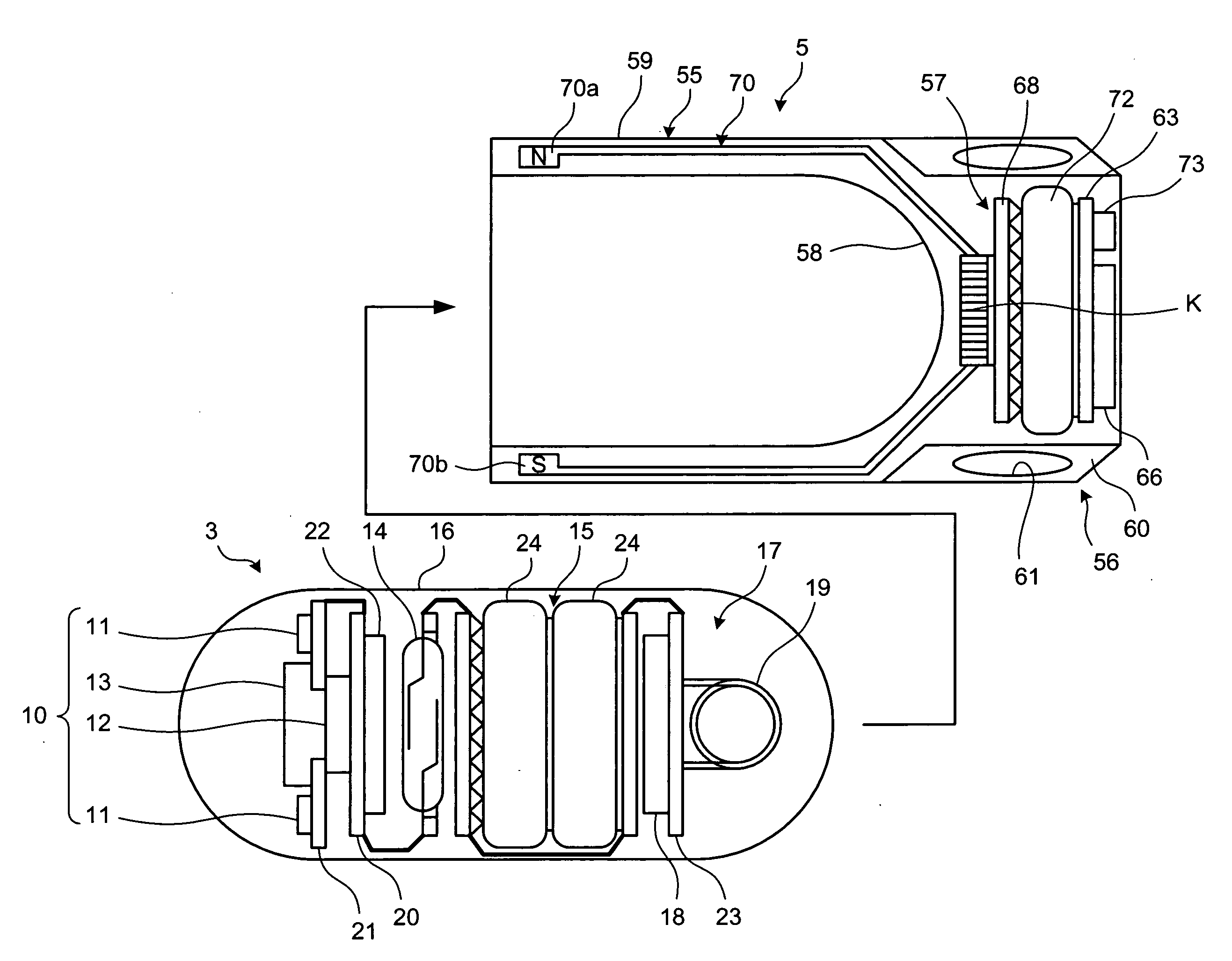 Indwelling Apparatus for Body Cavity Introducing Device and Body Cavity Introducing Device Placing System