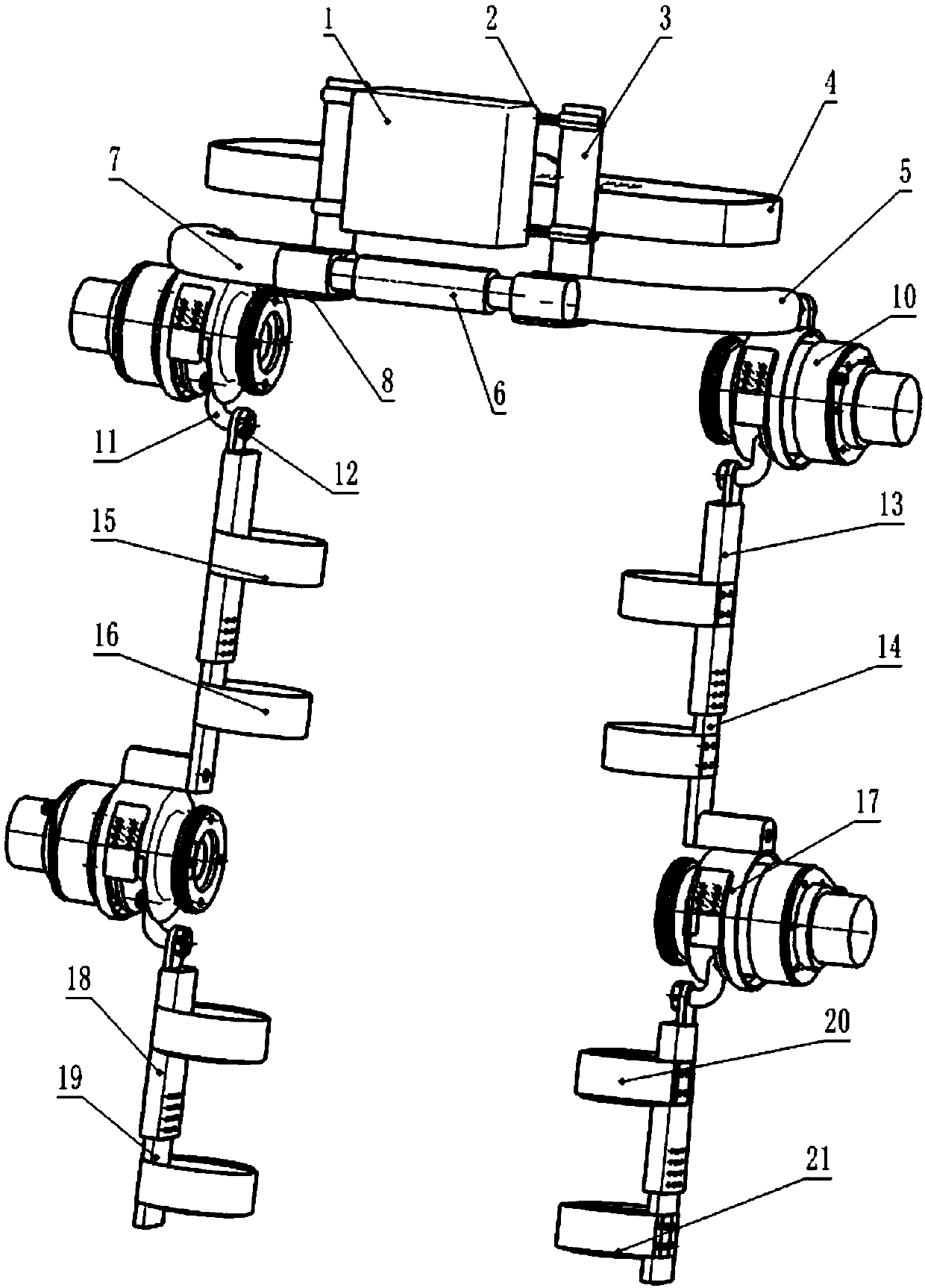 A wearable lower limb assist mechanism