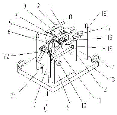 Scissor-type high-voltage isolating switch assembly tooling