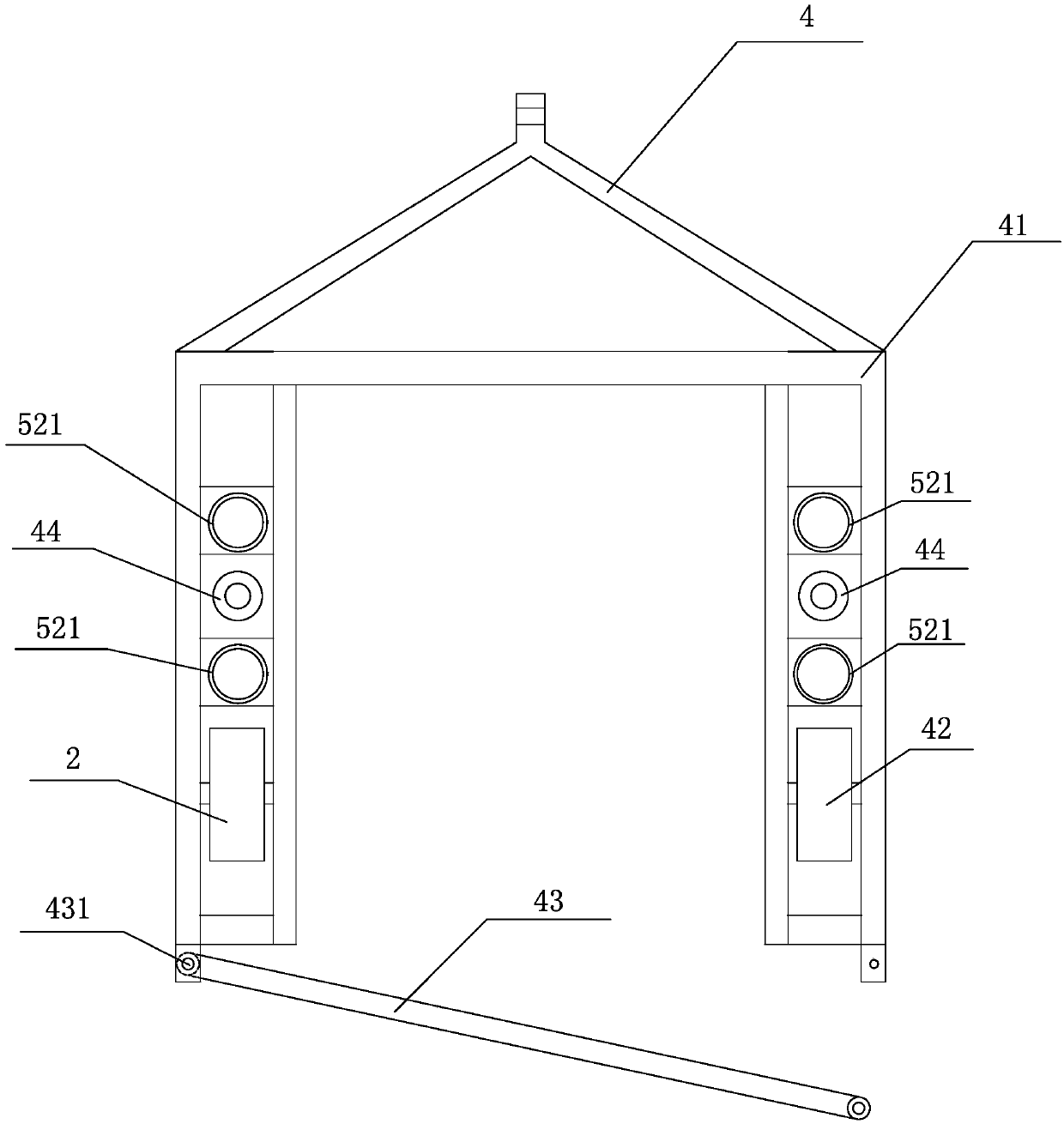 All-around special device for track construction and method for realizing wire coil loading by using same