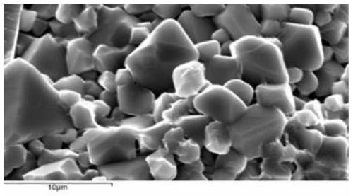 A lithium-containing six-element system medium temperature negative temperature coefficient thermistor material