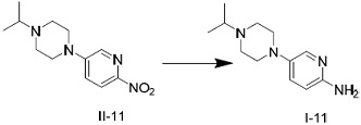 Continuous hydrogenation method of 2-nitropyridine derivative and application thereof