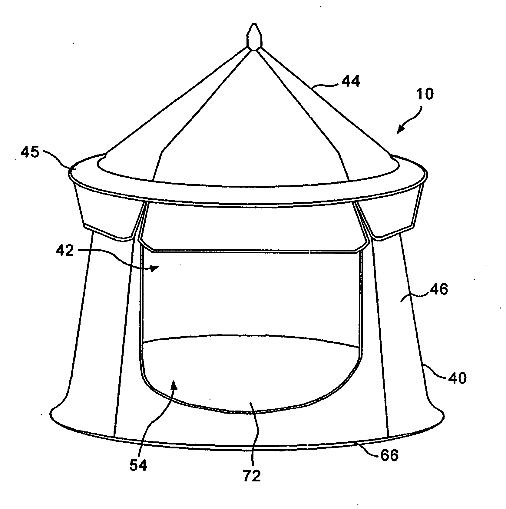 Collapsible portable shelter