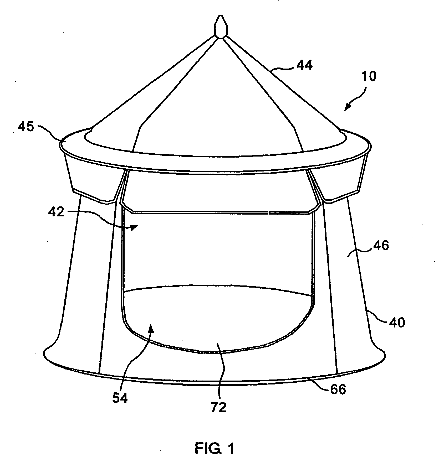 Collapsible portable shelter