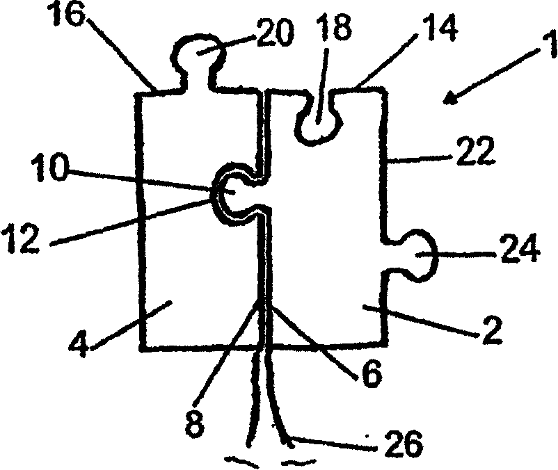 Coupling closures and docking devices containing said coupling closures