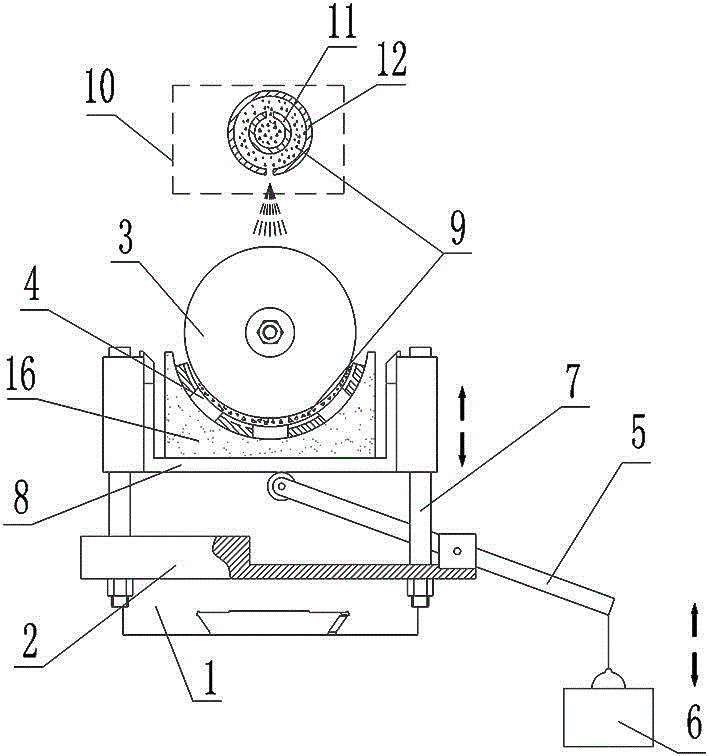 Precision grinding process of high-purity silicon crystal material