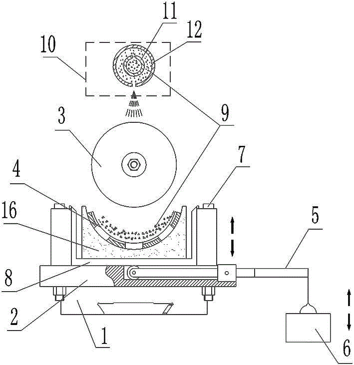 Precision grinding process of high-purity silicon crystal material