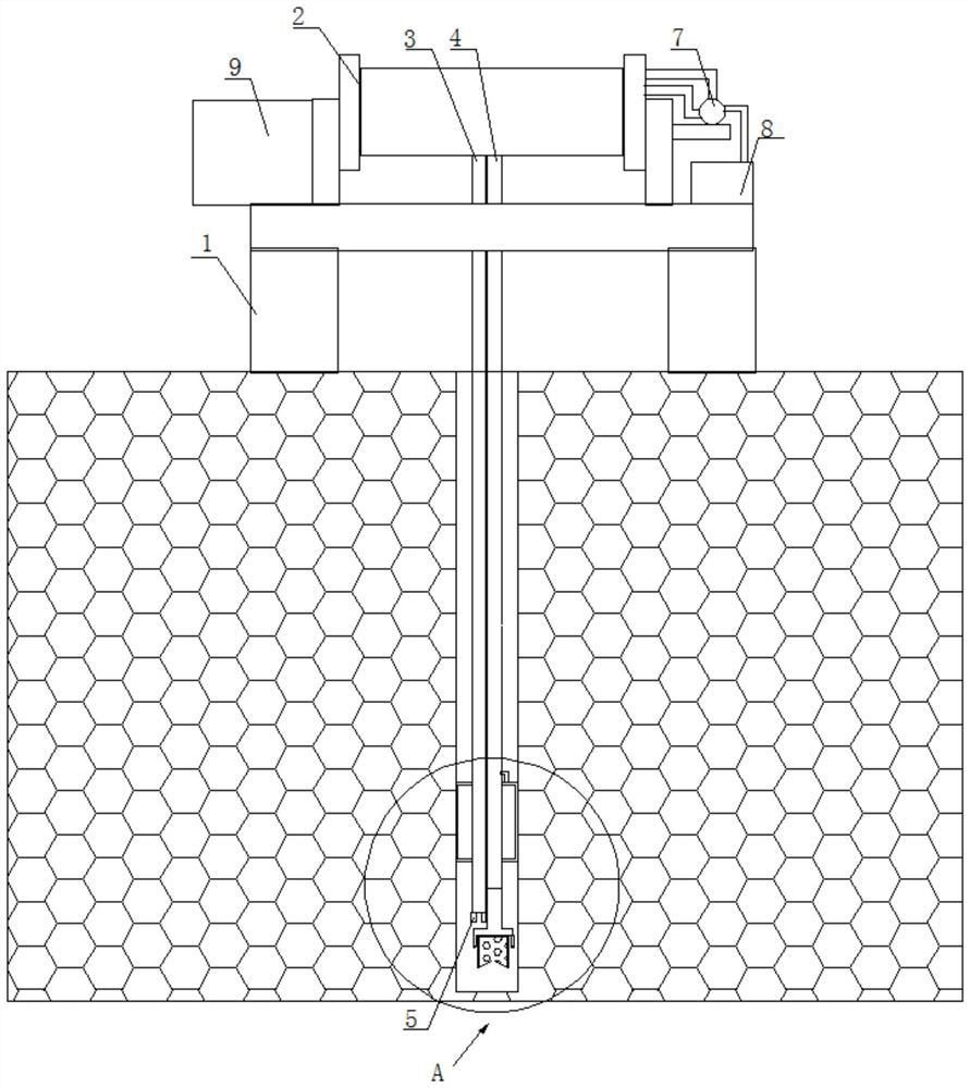 Rock core sampling device for directional branch drilling