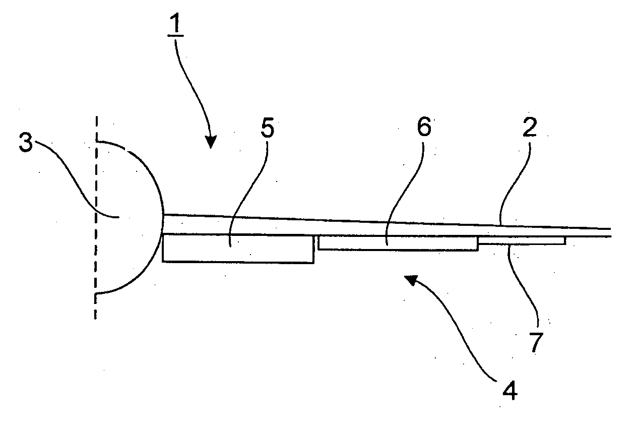 System for setting the span load distribution of a wing