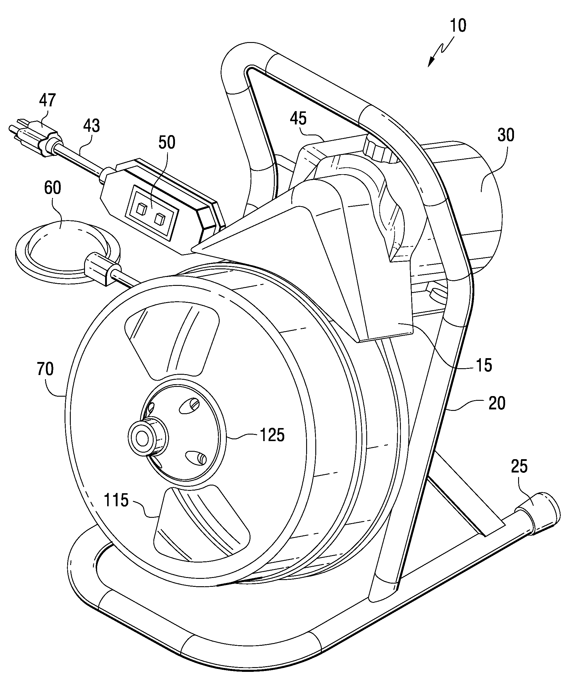 Drain cleaning apparatus with restricted reverse function