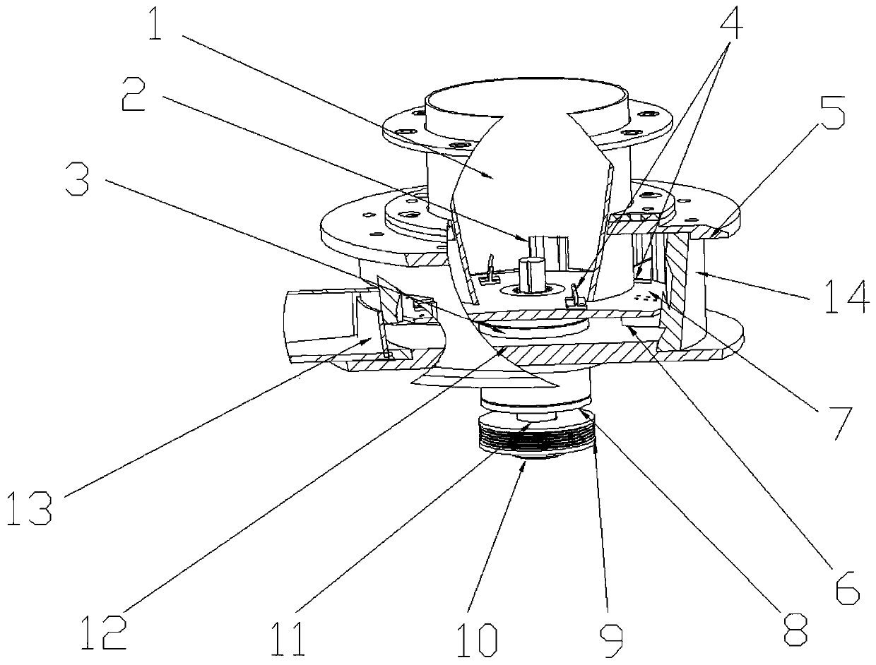 Cutting mechanism for garbage disposal crusher