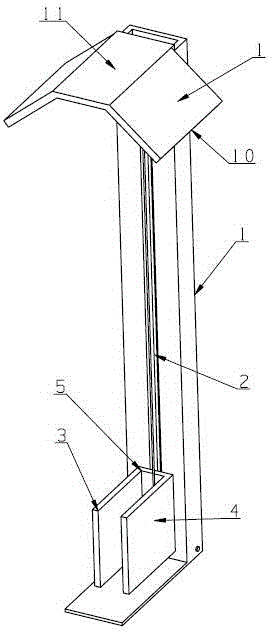 Inflator assisted bicycle vertical parking device