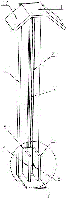 Inflator assisted bicycle vertical parking device