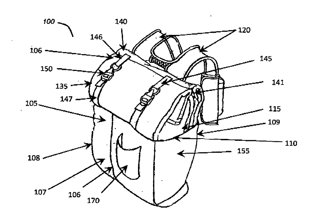 Multi purpose personal transport gear that converts from backpack to comfort pad to poncho to hammock