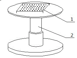 A spraying method for small parts