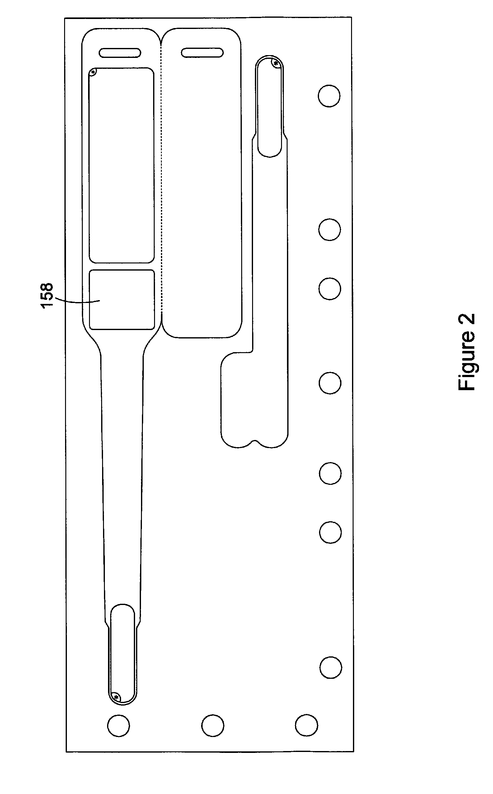 Business form comprising a wristband with multiple imaging areas
