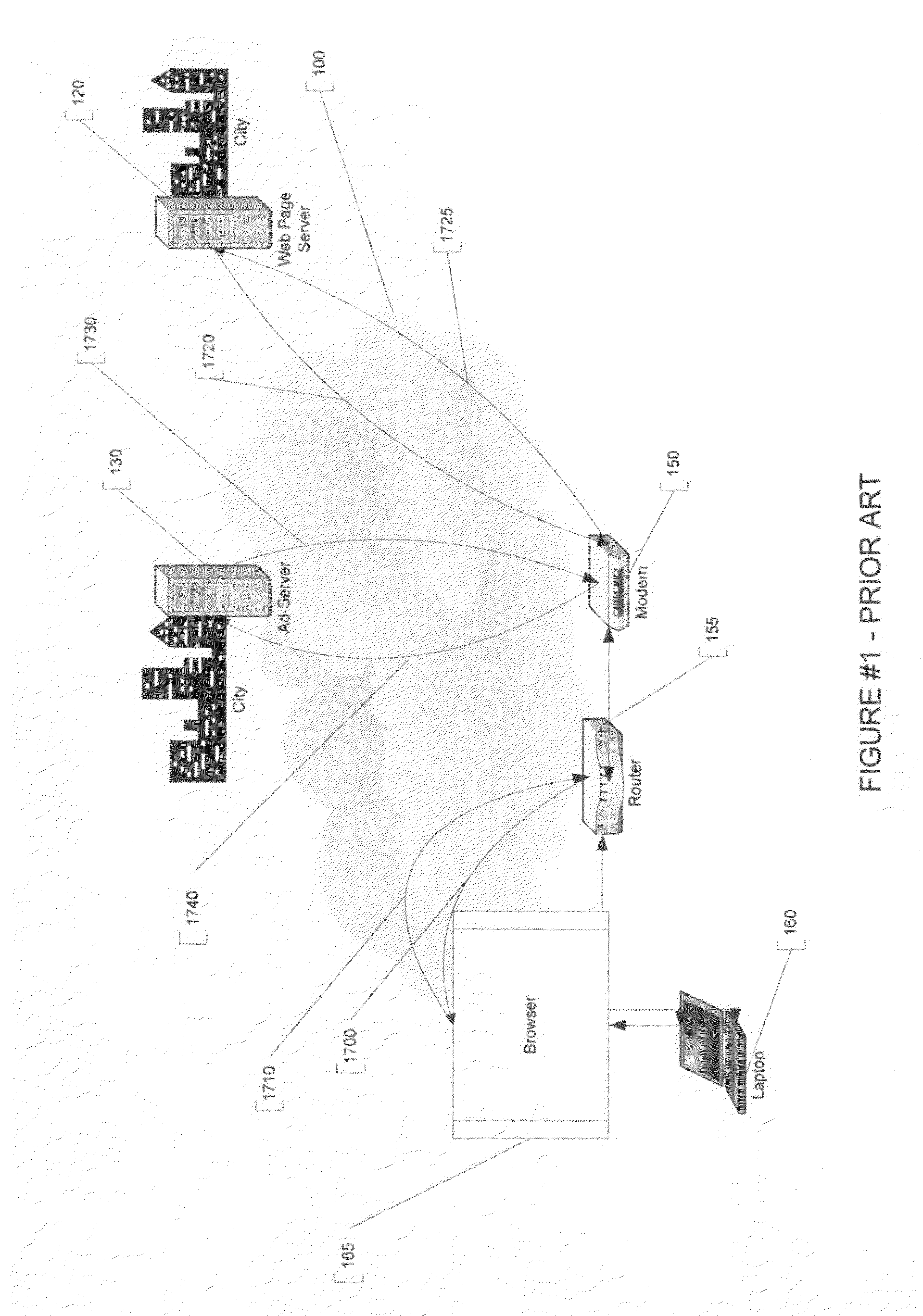 System and method using interpretation filters for commercial data insertion into mobile  computing devices