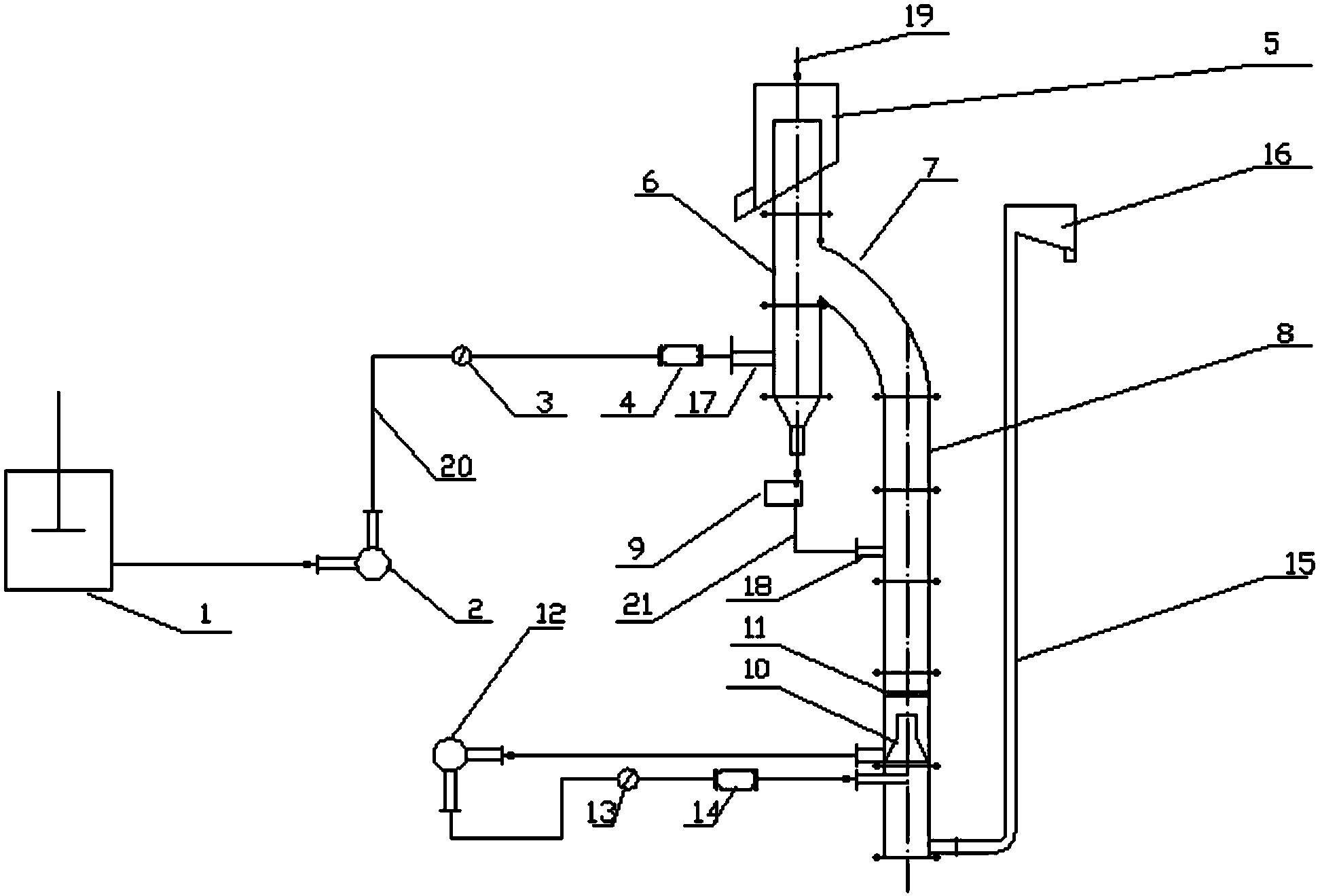Flotation column system and method for sorting high-concentration pulp